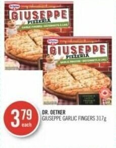 Shoppers Drug Mart DR. OETKER GIUSEPPE GARLIC FINGERS 317g offer