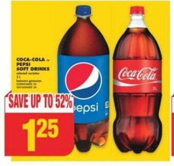 No Frills COCA-COLA or PEPSI SOFT DRINKS offer