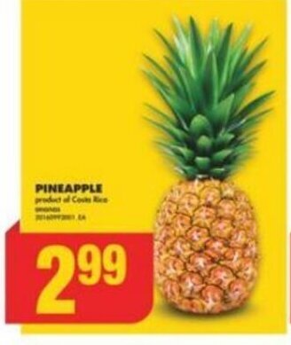 No Frills PINEAPPLE offer