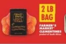 No Frills FARMER'S MARKET CLEMENTINES offer