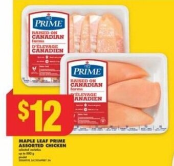 No Frills MAPLE LEAF PRIME ASSORTED CHICKEN offer