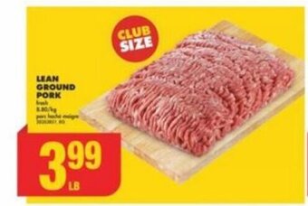 No Frills LEAN GROUND PORK offer