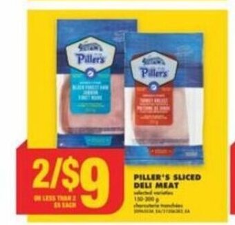 No Frills PILLER'S SLICED DELI MEAT offer