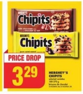 No Frills HERSHEY'S CHIPITS offer