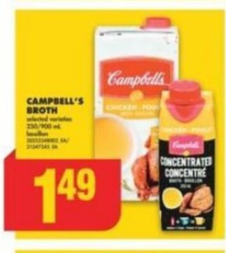 No Frills CAMPBELL'S BROTH offer