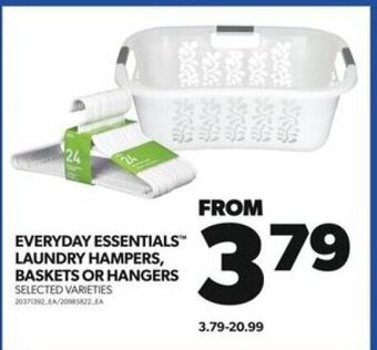 Real Canadian Superstore EVERYDAY ESSENTIALS LAUNDRY HAMPERS, BASKETS OR HANGERS offer