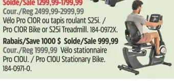 Canadian Tire Vélo stationnaire Pro CIOU offer