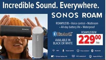2001 Audio Video Sonos roam offer