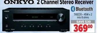 2001 Audio Video Onkyo 2 channel stereo receiver offer