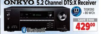 2001 Audio Video Onkyo 5.2 channel dts:x receiver offer