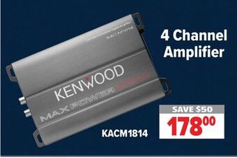 2001 Audio Video Kenwood 4 channel amplifier offer