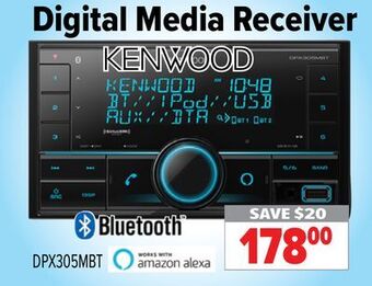 2001 Audio Video Kenwood digital media receiver offer