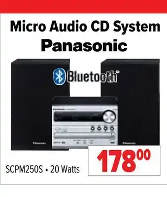2001 Audio Video Panasonic micro audio cd system offer