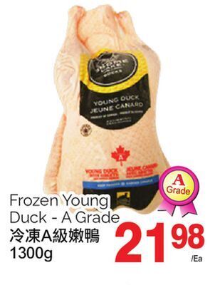 T&T Supermarket Frozen young duck - a grade, 1300g offer
