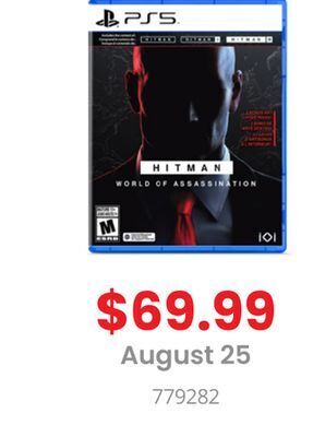 GameStop Ps5 hitman world of assassin offer