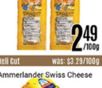 Nations Fresh Foods Ammerlander swiss cheese offer