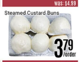 Nations Fresh Foods Steamed custard buns offer