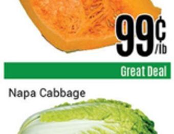 Nations Fresh Foods Napa cabbage offer