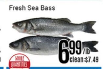 Nations Fresh Foods Fresh sea bass offer