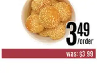 Nations Fresh Foods Deep fried sesame balls with red bean paste offer