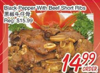 Foody Mart Black pepper with beef short ribs offer