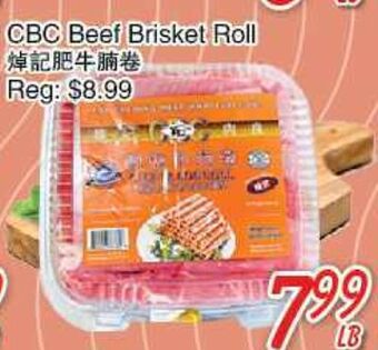 Foody Mart Cbc beef brisket roll offer