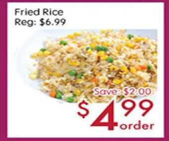 Sunny Food Mart Fried rice offer