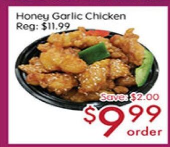 Sunny Food Mart Honey garlic chicken offer