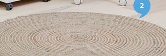 JYSK Sandeltre round jute rug, natural offer