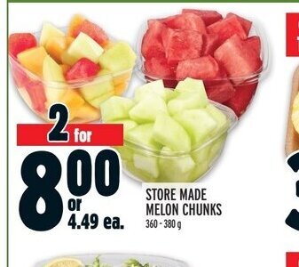 Metro STORE MADE MELON CHUNKS offer