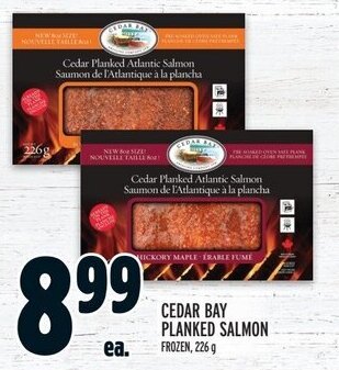 Metro CEDAR BAY PLANKED SALMON offer
