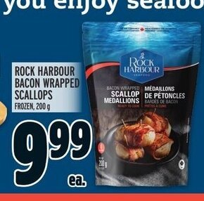 Metro ROCK HARBOUR BACON WRAPPED SCALLOPS offer