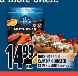 Metro ROCK HARBOUR CANADIAN LOBSTER CLAWS & ARMS offer
