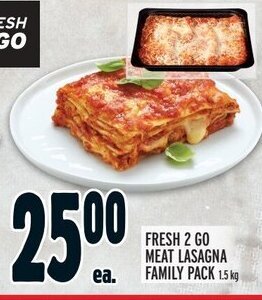 Metro FRESH 2 GO MEAT LASAGNA offer