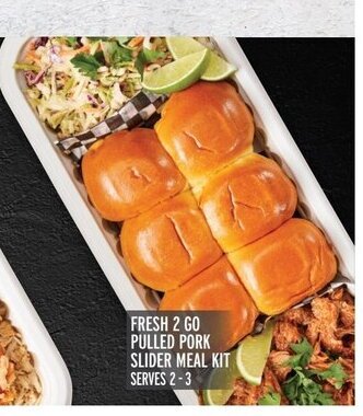 Metro FRESH 2 GO PULLED PORK SLIDER MEAL KIT offer
