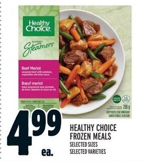 Metro HEALTHY CHOICE FROZEN MEALS offer