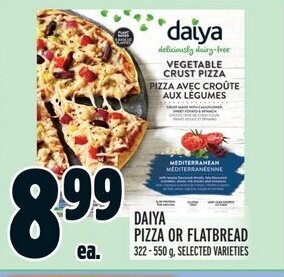 Metro DAIYA PIZZA OR FLATBREAD offer
