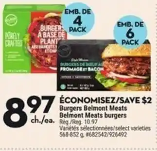 Giant Tiger Burgers Belmont Meats offer