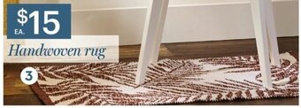 Giant Tiger Handwoven rug offer