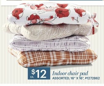 Giant Tiger Indoor chair pad offer