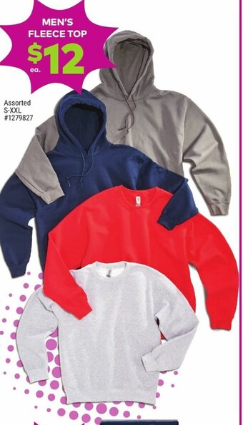 Giant Tiger MEN'S FLEECE TOP offer