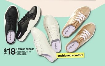 Giant Tiger Fashion slipons offer