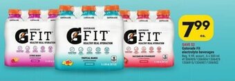 Giant Tiger Gatorade Fit electrolyte beverages offer