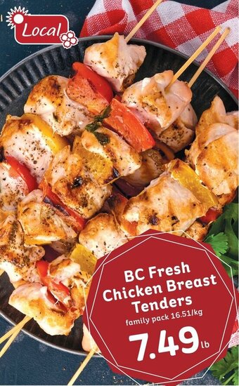 IGA BC Fresh Chicken Breast Tenders offer