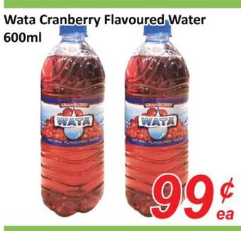 Seasons Foodmart Wata cranberry flavoured water offer