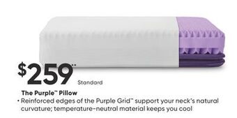 Sleep Country The purple pillow offer