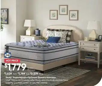 Sleep Country Sealy posturepedic optimum gemma mattress offer