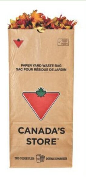 Canadian Tire Yard Waste 2-Ply Paper Bags, 20-Pack. 142-3741-0. offer