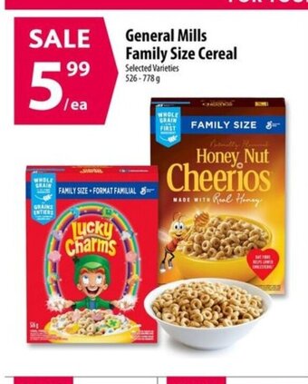 Co-op General Mills Family Size Cereal offer