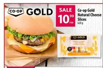 Co-op Natural Cheese slices 620g offer